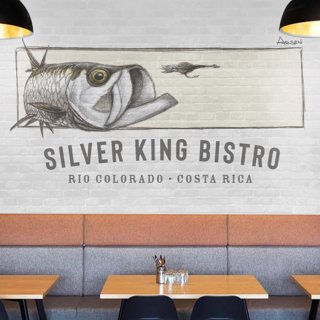 Arsen Art Studio - Silver King Bistro Mural